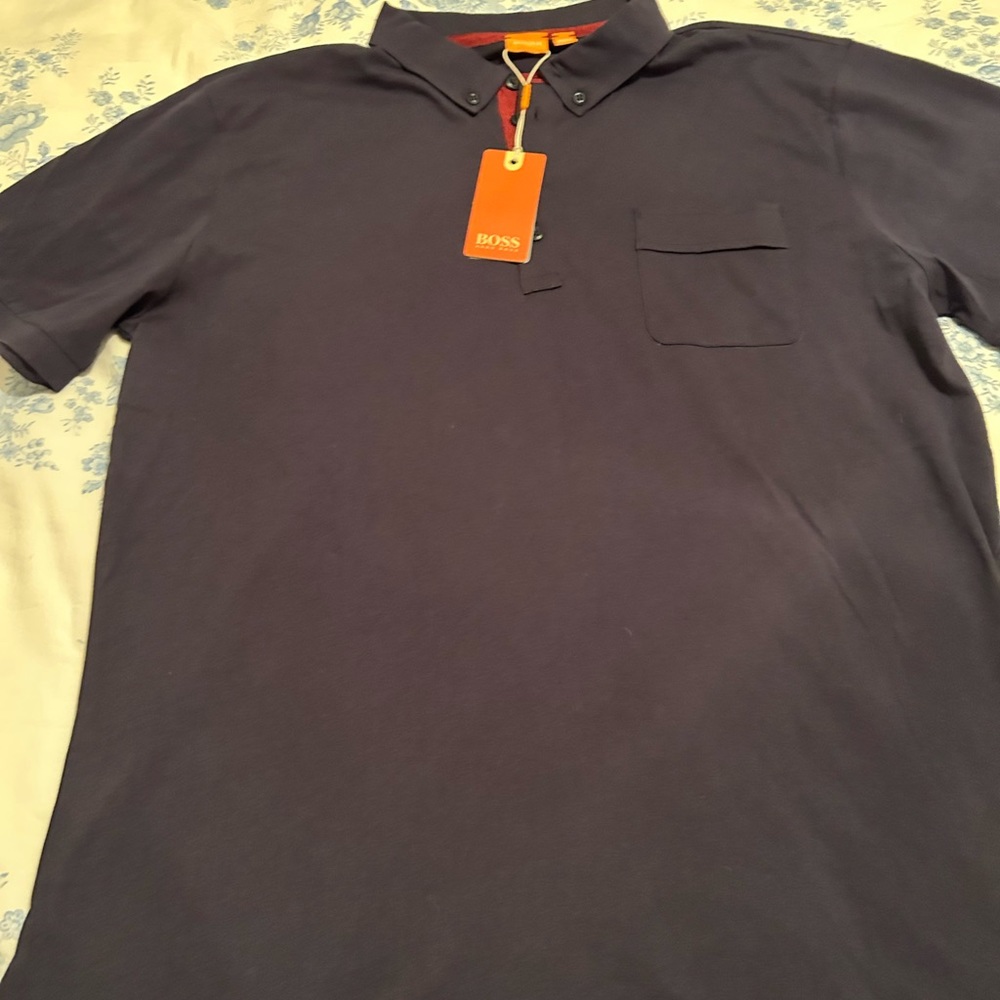 Boss men slim shirt polo.